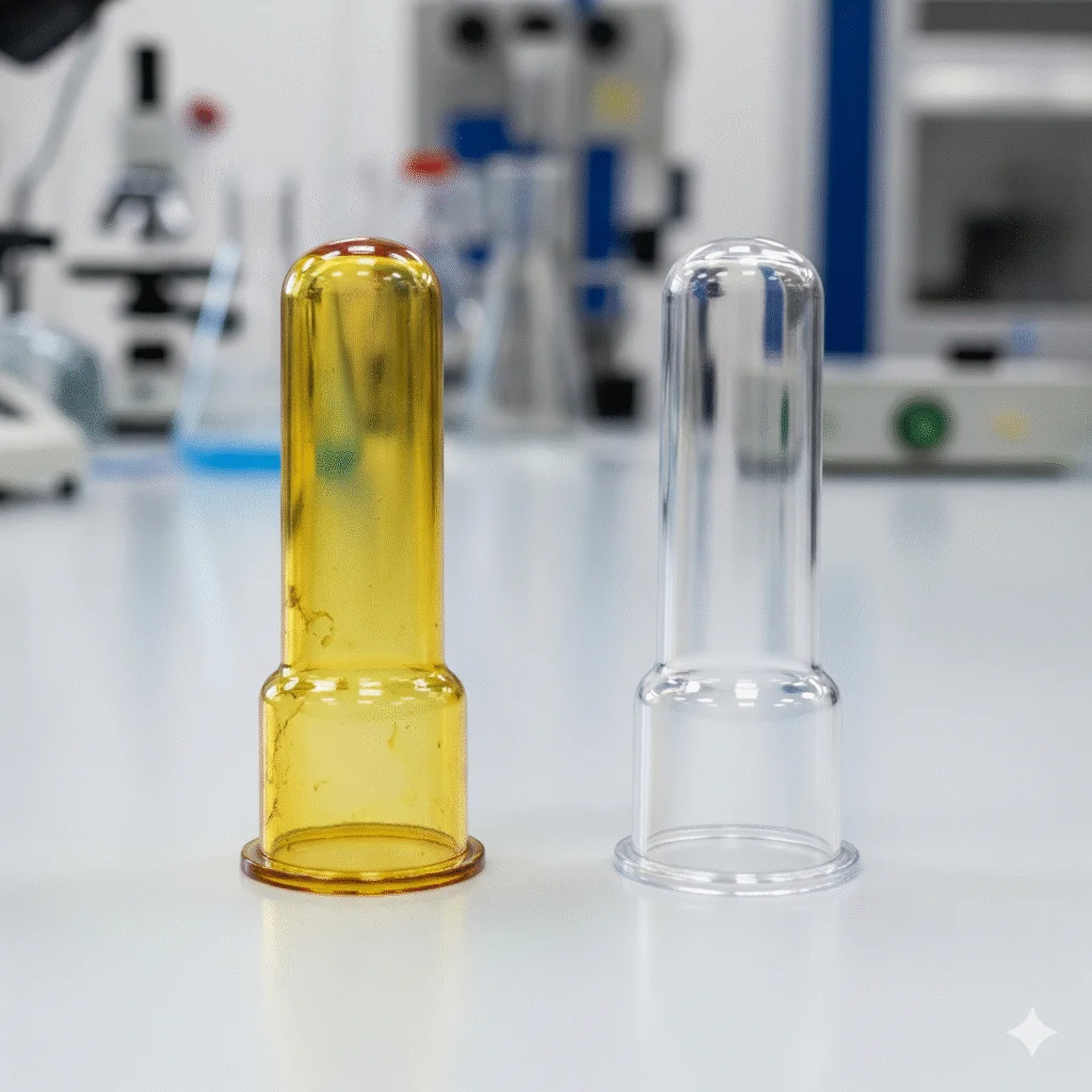 Yellowing or Discolouration